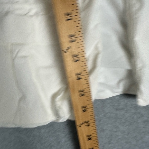 Zara Halter Top Womens M White Draped Open Front Sleeveless‎ Vest Pockets Cargo - Picture 10 of 16